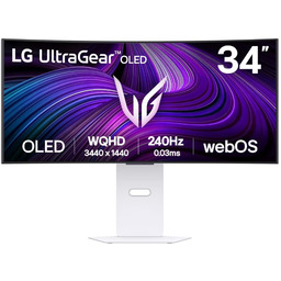 Monitor Lg 34” UltraGear 34GX90SA-W Oled 3440x1440 240Hz