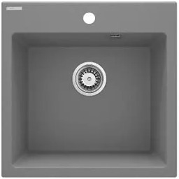 Deante Evora ZQJ_S103 Granitowy Szary metalik Zlewozmywak kwadratowy