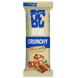 BeRAW Baton orzechowo-karmelowy Crunchy Almonds & Salty carmel,