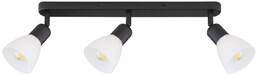 Lampa sufitowa, spot Malta 3, czarny/biały, 3x40W E14