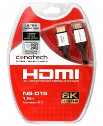 Kabel HDMI 2.1 NS-015/8K 1.5m Conotech