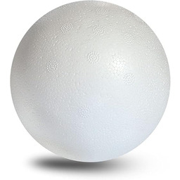 Kula styropianowa Ø 15 cm z polistyrenu, gładka