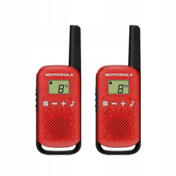 Krótkofalówki Motorola T42 czerwone 2 sztuki Walki talki