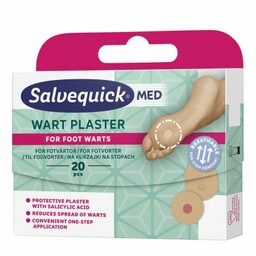 Salvequick Med Wart Plaster na kurzajki 20 szt