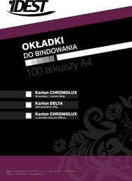 Okładka do bindowania A4 skóropodobna ARGO DELTA czerwona