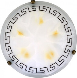 RABALUX 7649 Plafoniera Etrusco D40 E27/2x60W brąz grecka