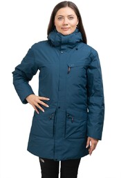PŁASZCZ ALTAI WOMEN-MAJOLICA BLUE