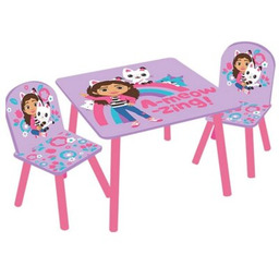 SPIN MASTER Zestaw mebli Stolik i dwa krzesełka