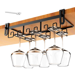 Cmecial Złoty wiszący stojak na kieliszki do wina