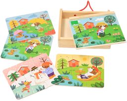 Vilac Puzzle drewniane 4 pory roku