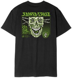 koszulka SANTA CRUZ - Toxic Skull T-Shirt Black