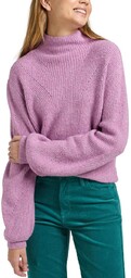 Sweter Lee HIGH NECK KNIT 112338989 LV33HGA39 Plum
