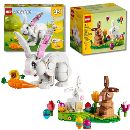 Lego Zestaw klocki, Zajączki Wielkanocne oraz Creator 3