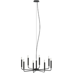 Lampa wisząca ORTO VIII czarna 11460 - Nowodvorski