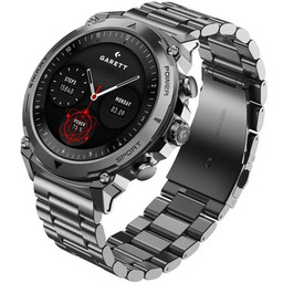 GARETT Smartwatch Atom Srebrny