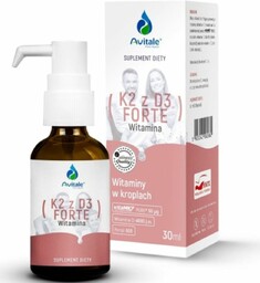 Avitale K2+D3 Forte - Synergia wspierająca kości -