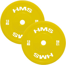 Talerze olimpijskie 2 x 1,5 kg TPP01 żółte