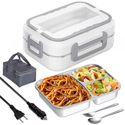 Elektryczny Lunch Box Termos Obiadowy Pojemnik Termiczny