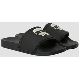 KARL LAGERFELD Czarne klapki damskie KONDO 2.0 Karl