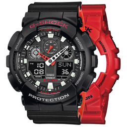 G-SHOCK SET GA-100B-4AER + BEZEL 10378531 + PASEK