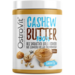 OstroVit, masło z orzechów nerkowca gładkie 100%, 1kg