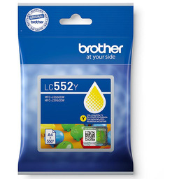 Tusz Brother LC552Y Yellow do drukarek (Oryginalny)