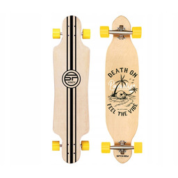 Deskorolka Spokey Longbay Pu Czarno-żółty