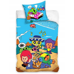 Brawl Stars Pościel Dziecięca Bawełniana 160X200