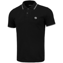 Pit Bull Koszulka Polo Pique Stripes Regular Black