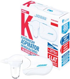 NOVAMA WHITE K Aspirator do nosa elektryczny, 2