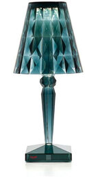 Kartell - Big Battery Lampa Stołowa Light Blue