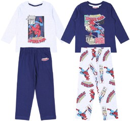 2x Szaro-granatowa piżama SPIDER-MAN Marvel 18-24 m 92
