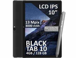 Tablet BlackTAB10 4/128GB 4G Lte 10 cali Czarny