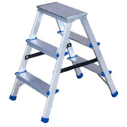 Drabina aluminiowa domowa 3 stopniowa z obustronnym wejściem