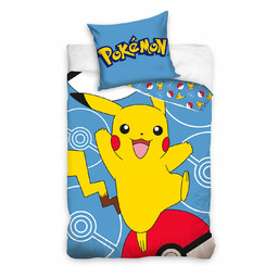 Pościel Dziecięca 140x200 Pokemony Pikaczu Pikachu Pokemon 15