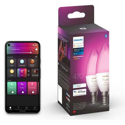 Philips Hue E14 5,3W RGBW świeczka 2-pak