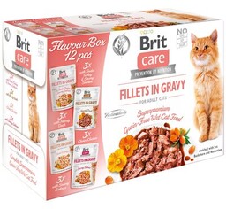 BRIT CARE Cat Fillets in Gravy mix 12x85g