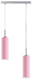 Lumes Lampa wisząca regulowana z chromowanym stelażem -