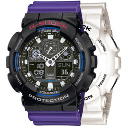 G-SHOCK SET GA-100B-7AER + BEZEL 10378531 + PASEK