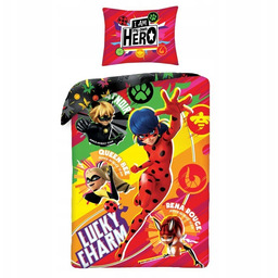 Pościel Bawełniana 140 X 200 CM Miraculum Biedronka