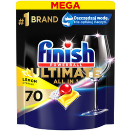 Finish, Ultimate AIl in1 Lemon, Tabletki do zmywarki,