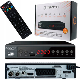 Tuner DVB-T2 Manta DVBT025PRO