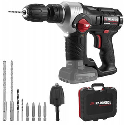 Parkside Młotowiertarka akumulatorowa 12 V Sds plus wiertła