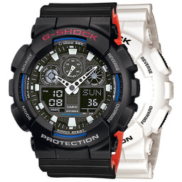 G-SHOCK SET GA-100B-7AER + BEZEL 10378531 + PASEK