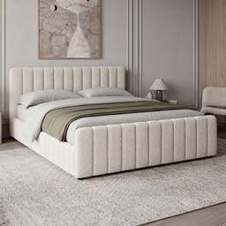 Łóżko tapicerowane SF1078 180x200 Boucle Biały #2