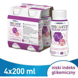 RESOURCE Diabet Plus Płyn smak truskawkowy - 4