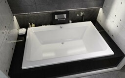Riho Castello wanna prostokątna 180x120cm +nogi+syfon Viega chrom