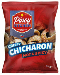 Chicharon Hot & Spicy, chrupki mięsne, skórki wieprzowe