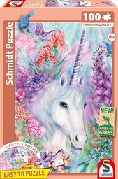 Schmidt Spiele 56530 delikatne piękno jednorożca, 100 elementów,