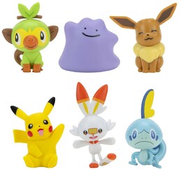 Zestaw figurek Pokémon, 6 sztuk
